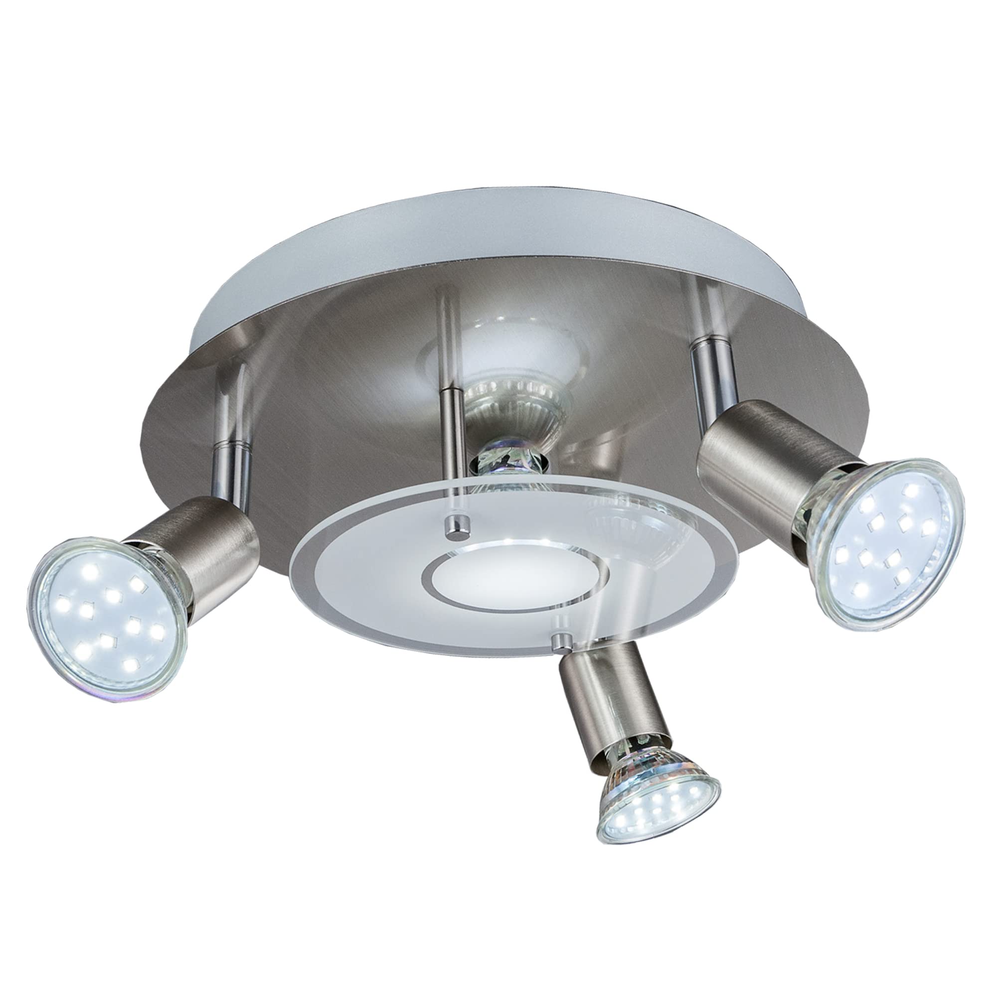 b-k-licht-led-deckenleuchte-4-flammig-gu10-schwenkbar-matt-nickel-25x9-cm image 1