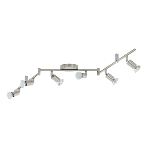 eglo-buzz-led-deckenleuchte-6-flammig-nickel-matt-105-cm-gu10 image 6