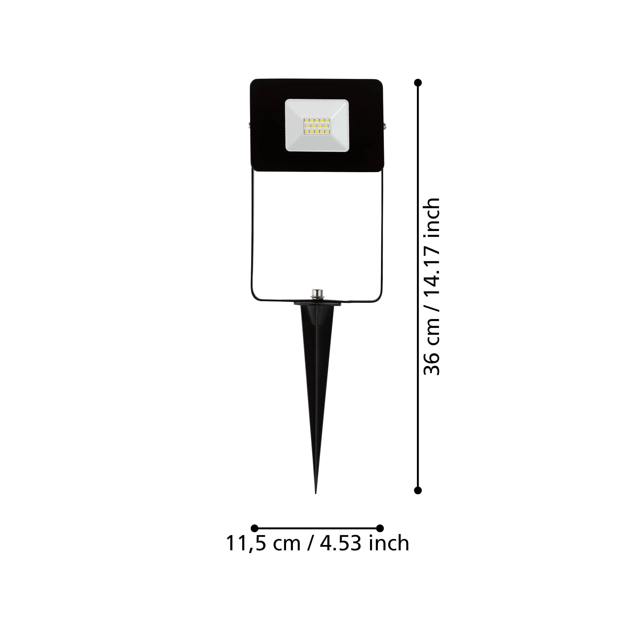 eglo-faedo-4-led-au-en-strahler-mit-erdspie-schwarz-ip65 image 4