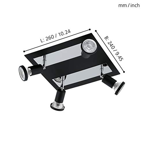 eglo-sarria-led-deckenstrahler-4-flammig-schwarz-chrom-gu10-warmwei image 8
