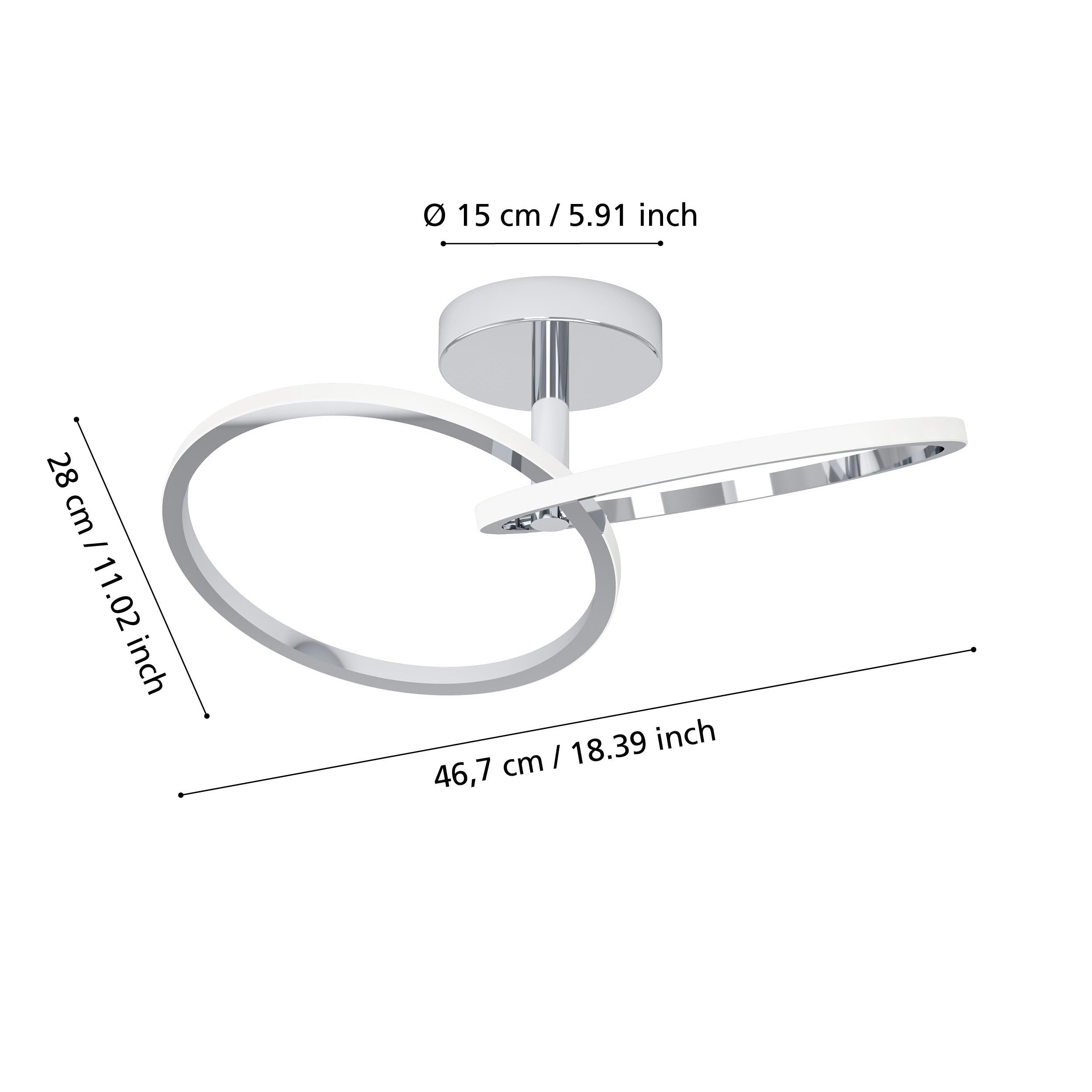 eglo-congiunti-led-deckenleuchte-ringe-46-5-cm-chrom image 6