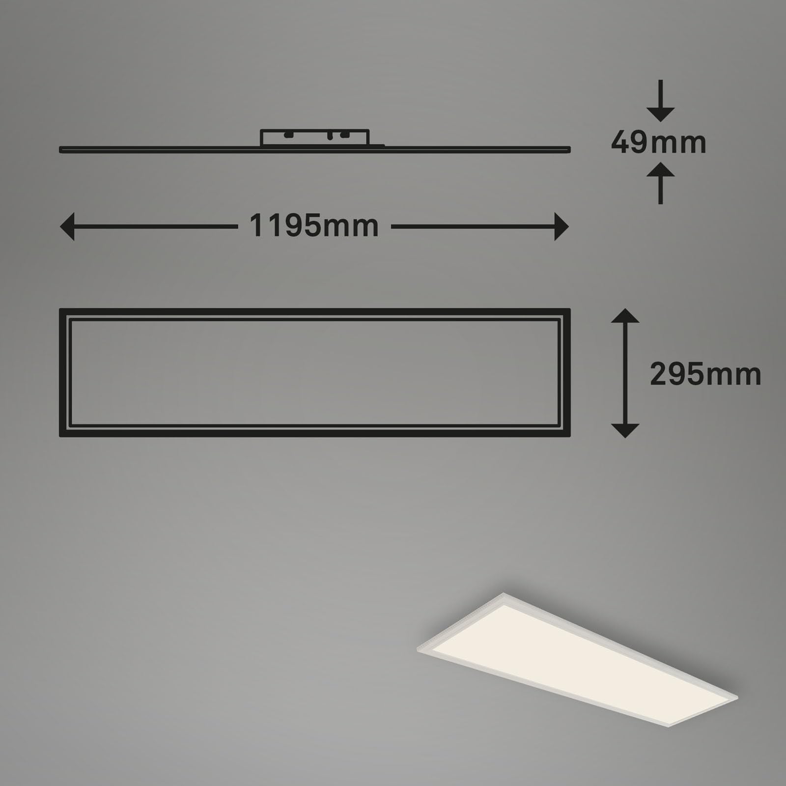 briloner-led-deckenleuchte-panel-mit-bewegungsmelder-neutralwei-119-5-cm-wei image 6