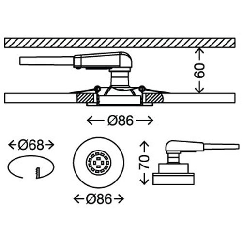 briloner-led-einbaustrahler-set-wei-schwenkbar-deckenspot-gu10-5w-400lm-warmwei image 6