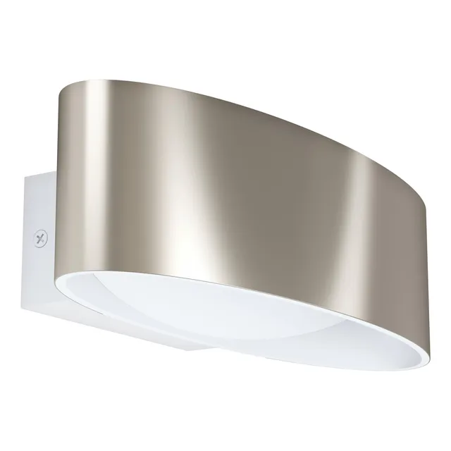 eglo-maccacari-led-wandlampe-1-flammig-nickel-matt-10w-1100-lumen image 1