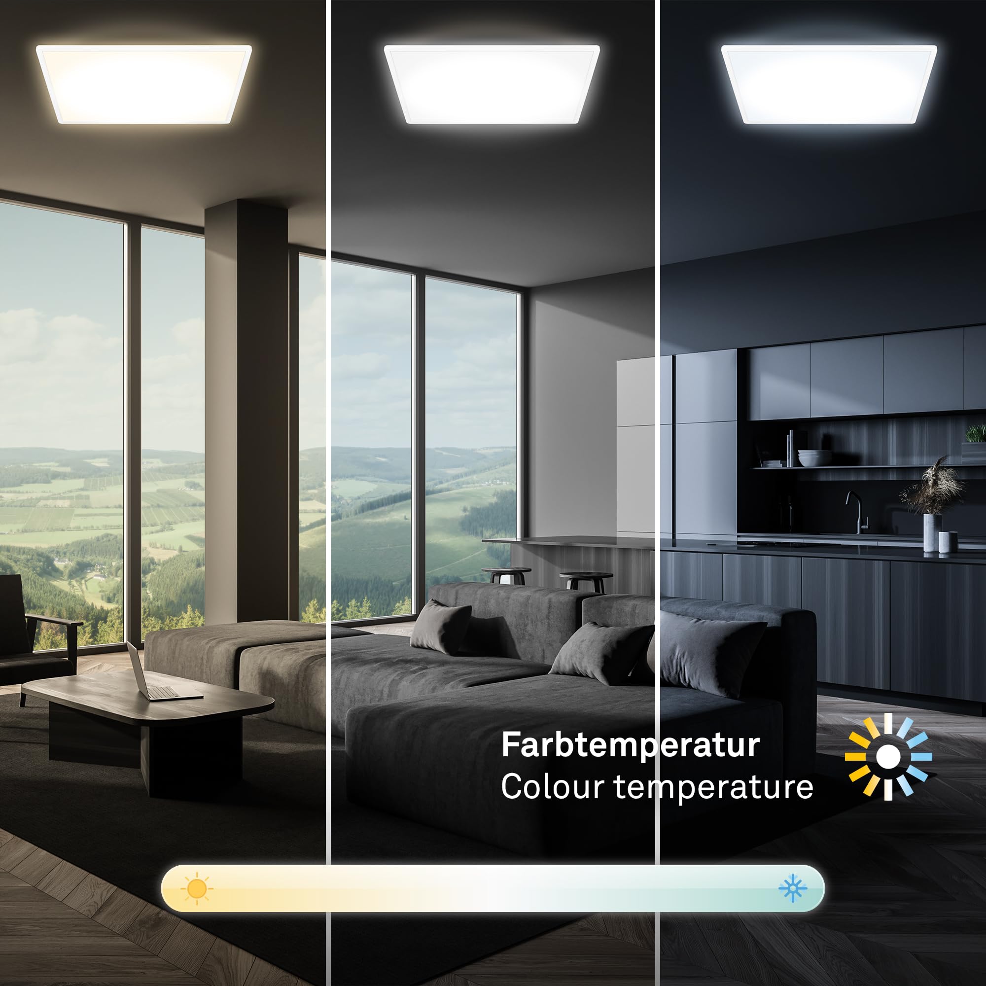 briloner-led-deckenlampe-flach-56-x-56-cm-dimmbar-mit-fernbedienung-wei image 6
