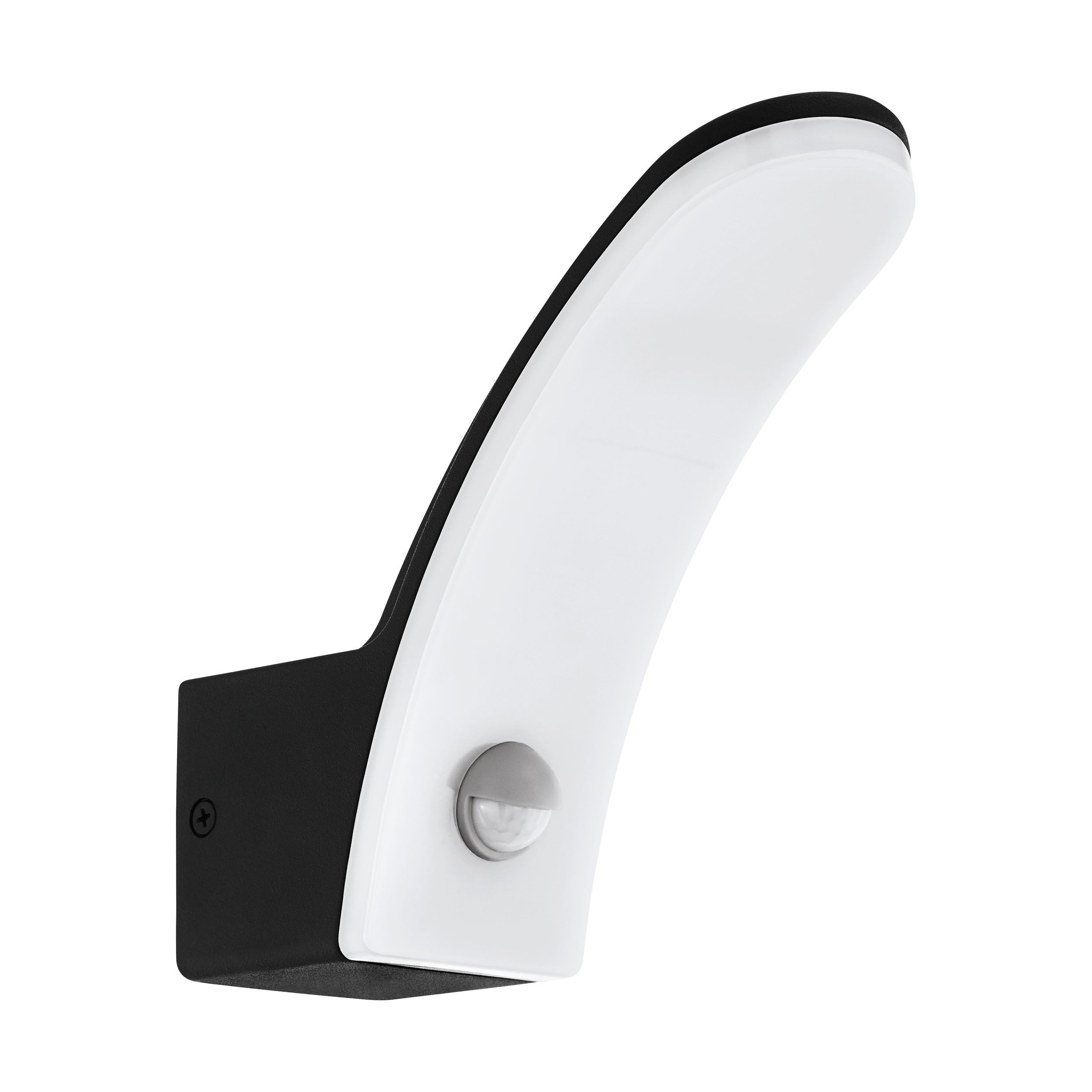 eglo-fiumicino-led-au-en-wandleuchte-mit-bewegungsmelder-ip44-schwarz-wei image 1