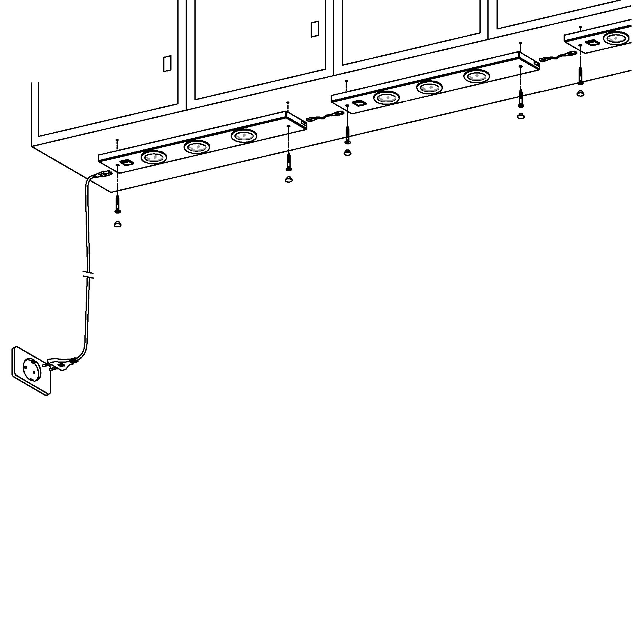 eglo-kob-led-unterbauleuchte-3-flammig-unterschrankleuchte-metall-wei-60-cm image 7