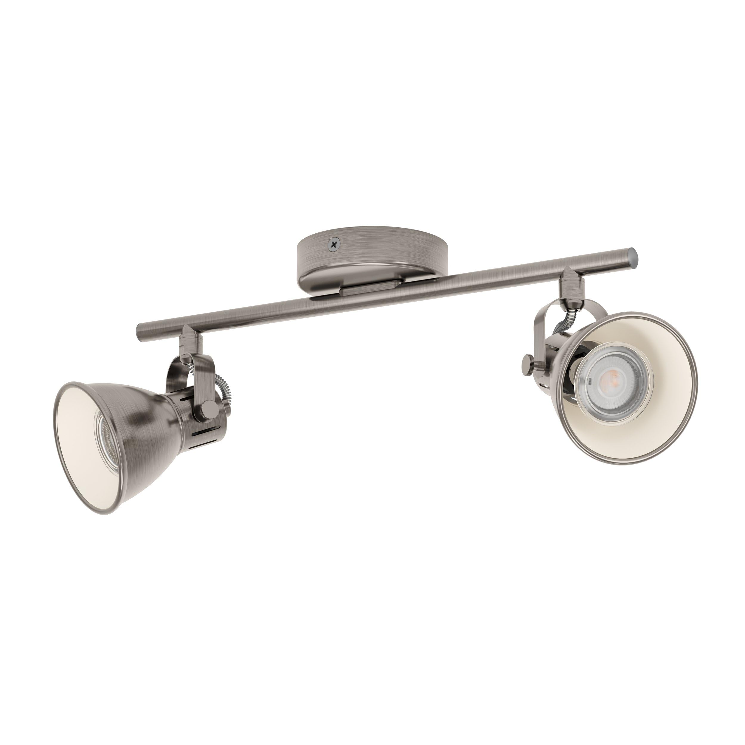 eglo-seras-led-deckenstrahler-2-flammig-nickel-antik-gu10-warmwei image 1