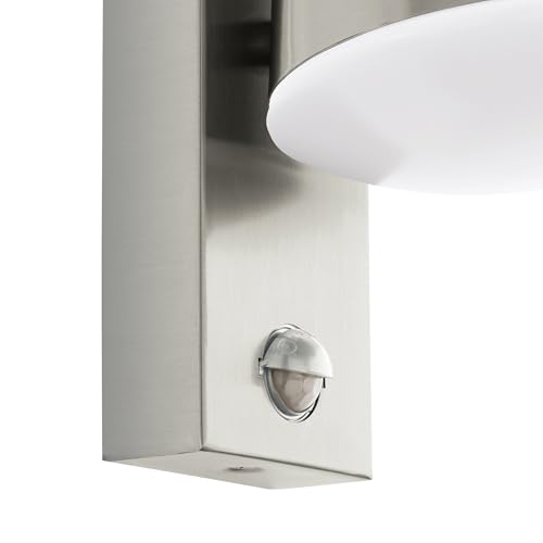 eglo-caldiero-au-en-wandlampe-mit-bewegungssensor-edelstahl-silber-wei-e27-ip44 image 8