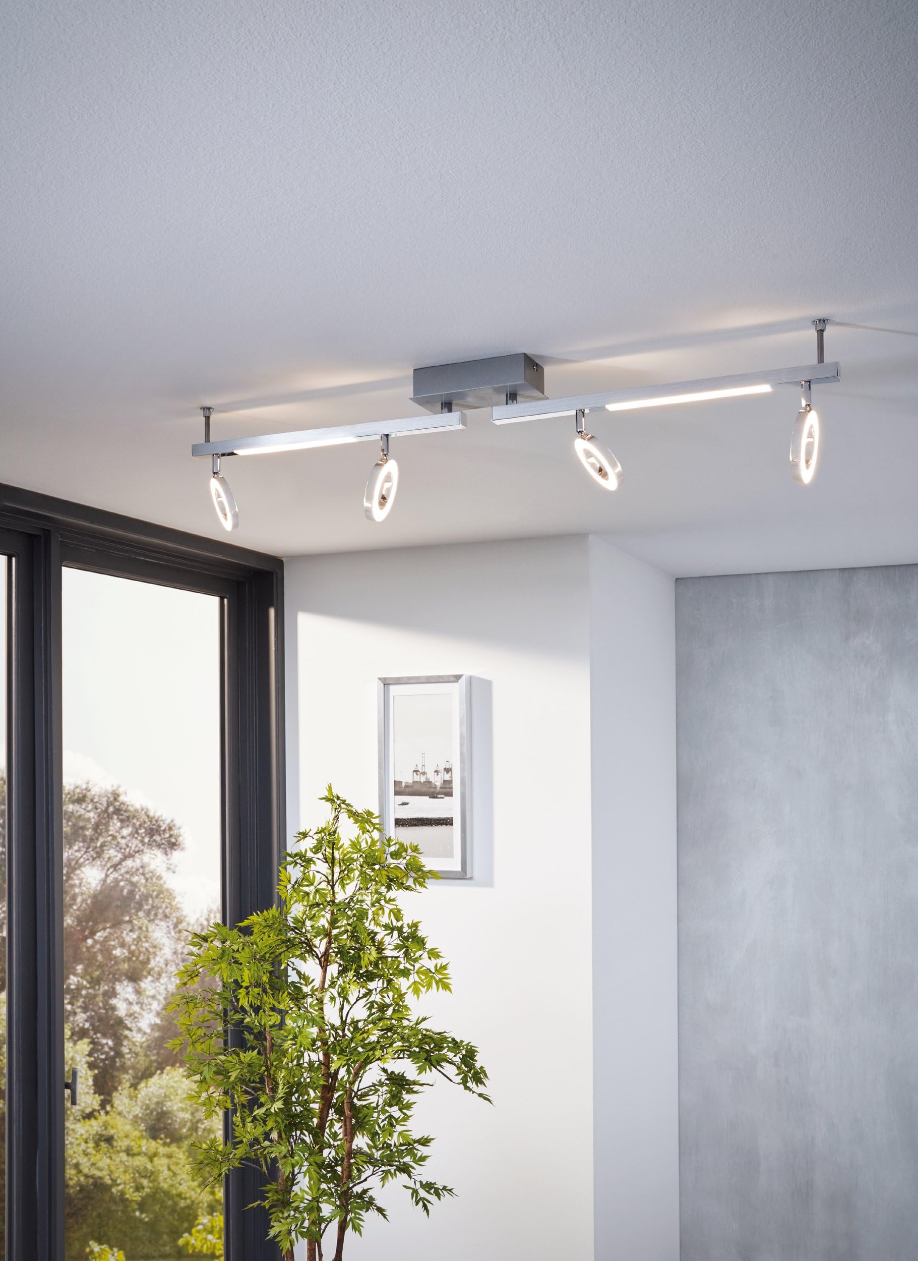 eglo-cardillo-led-deckenleuchte-chrom-158-5-cm-schwenkbar-warmwei image 3