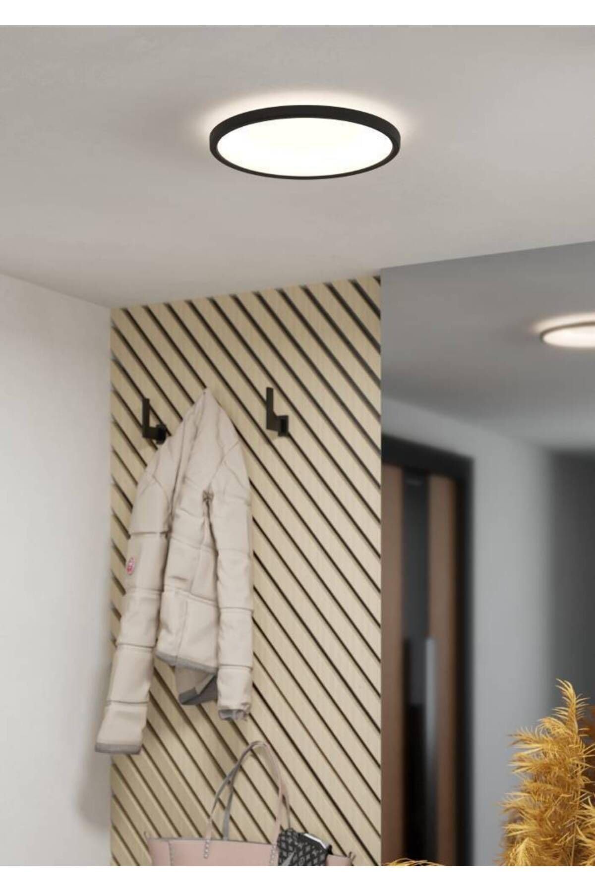 eglo-minerario-led-outdoor-deckenlampe-rund-30-cm-schwarz image 2