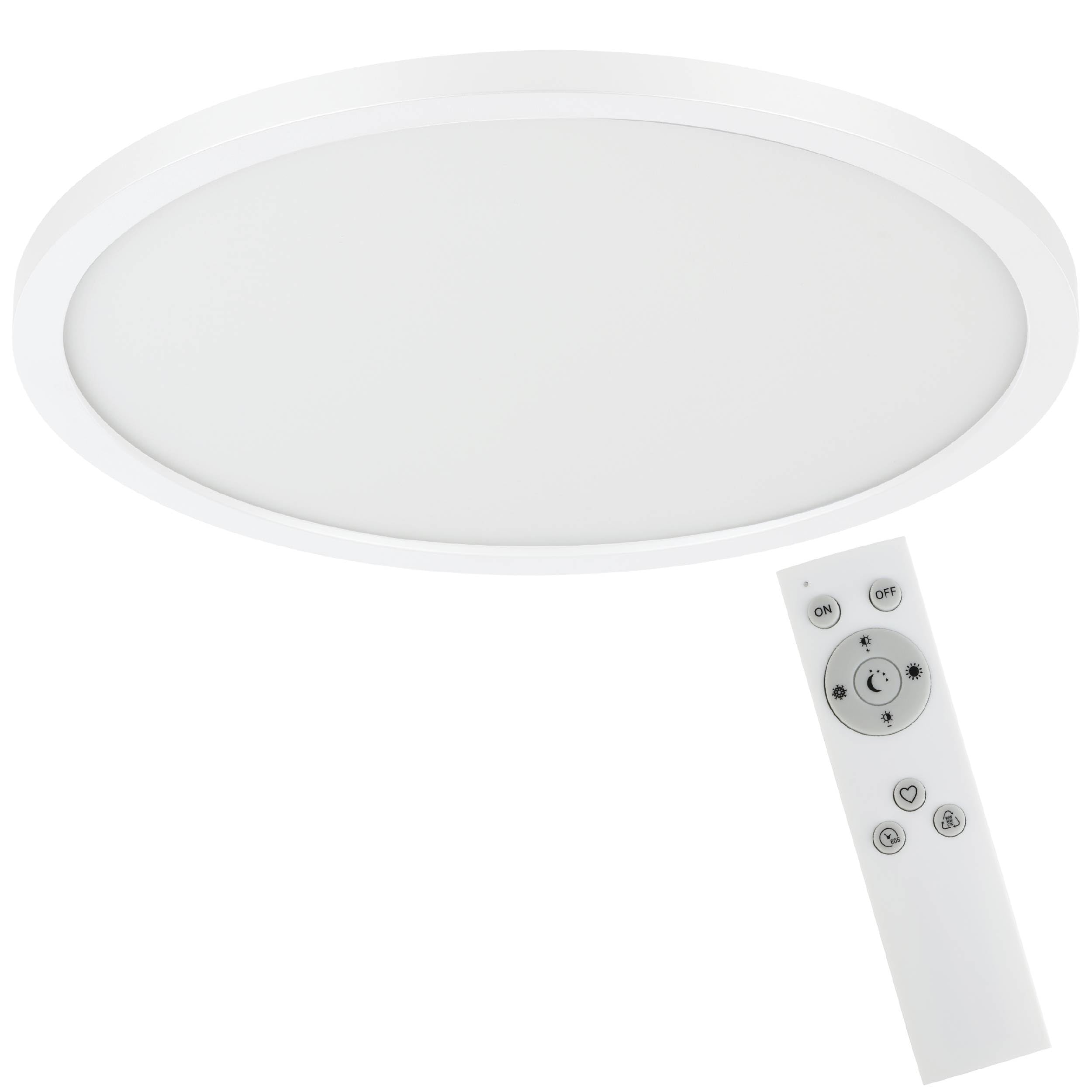 eglo-campaspero-led-deckenleuchte-rund-30-cm-dimmbar-mit-fernbedienung-wei-grau image 5