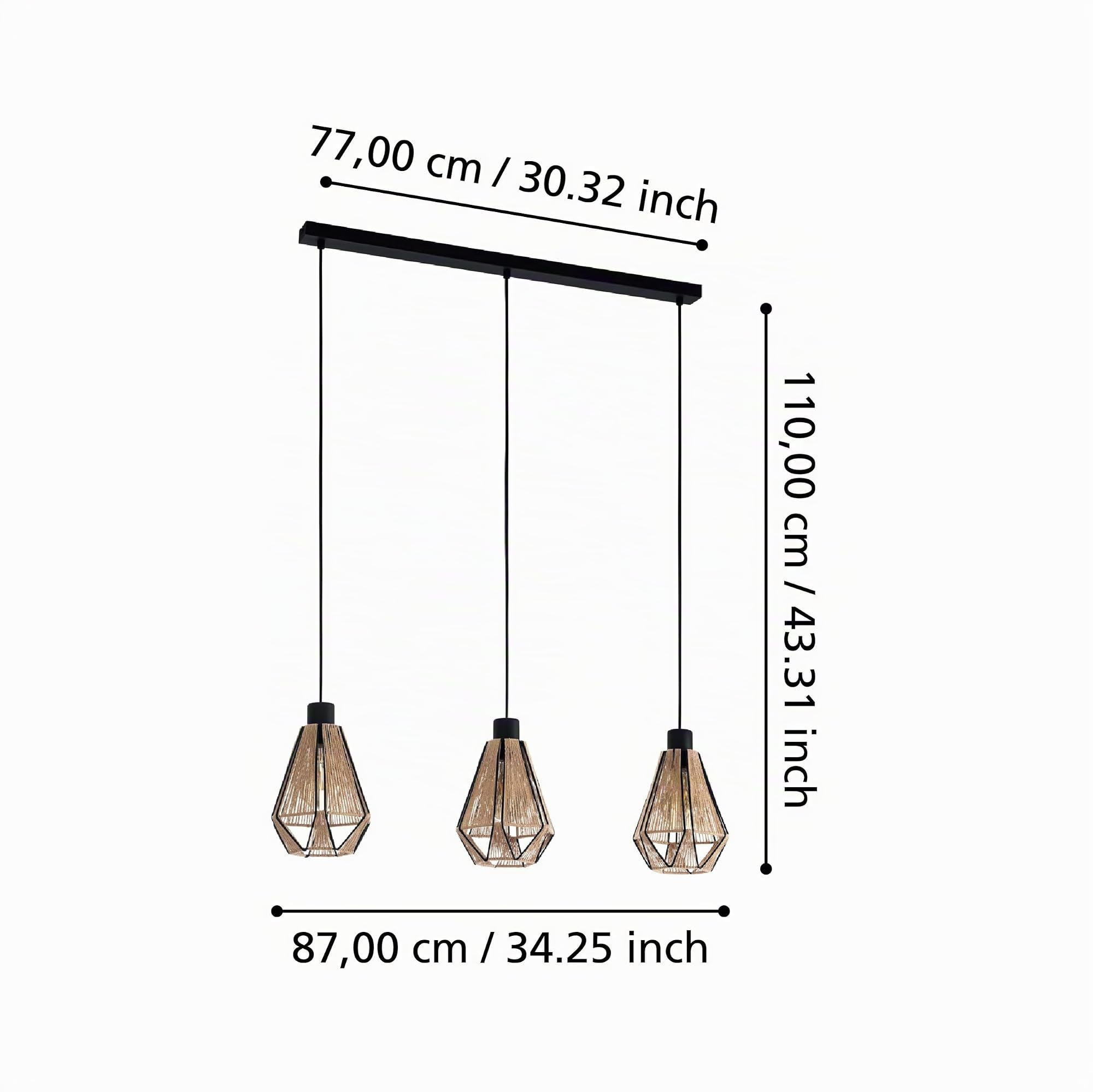 eglo-adwickle-pendelleuchte-3-flammig-hanf-natur-schwarz-e27-87-cm image 3