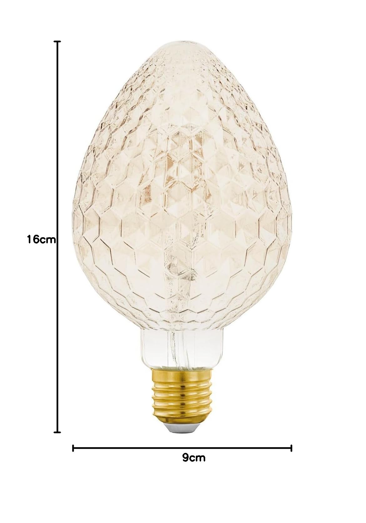 eglo-amber-vintage-e27-led-kerzenlampe-mid-size-dimmbar-9-3-cm image 2