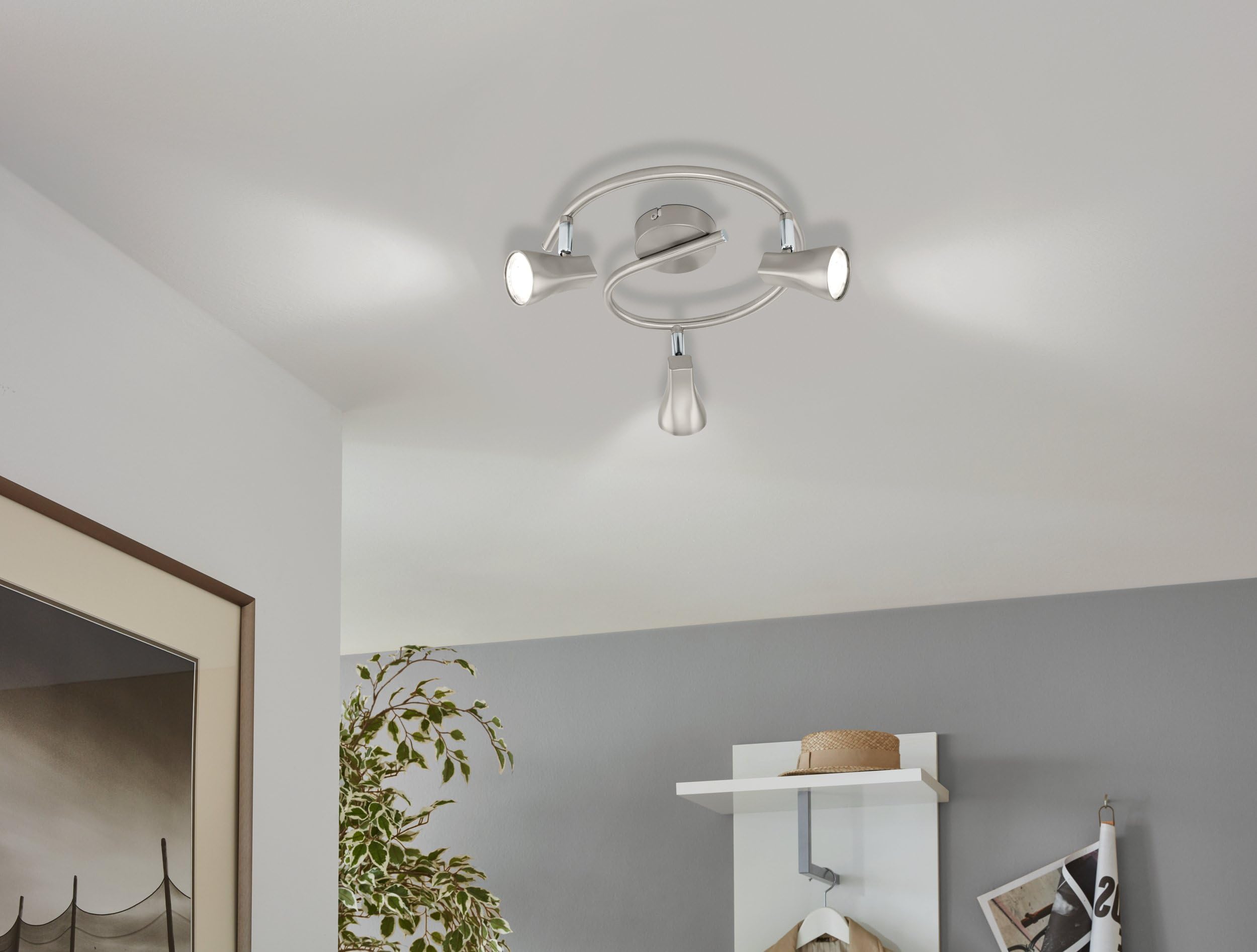 eglo-tiberio-1-led-deckenstrahler-25-cm-nickel-matt-1200lm-warmwei image 2