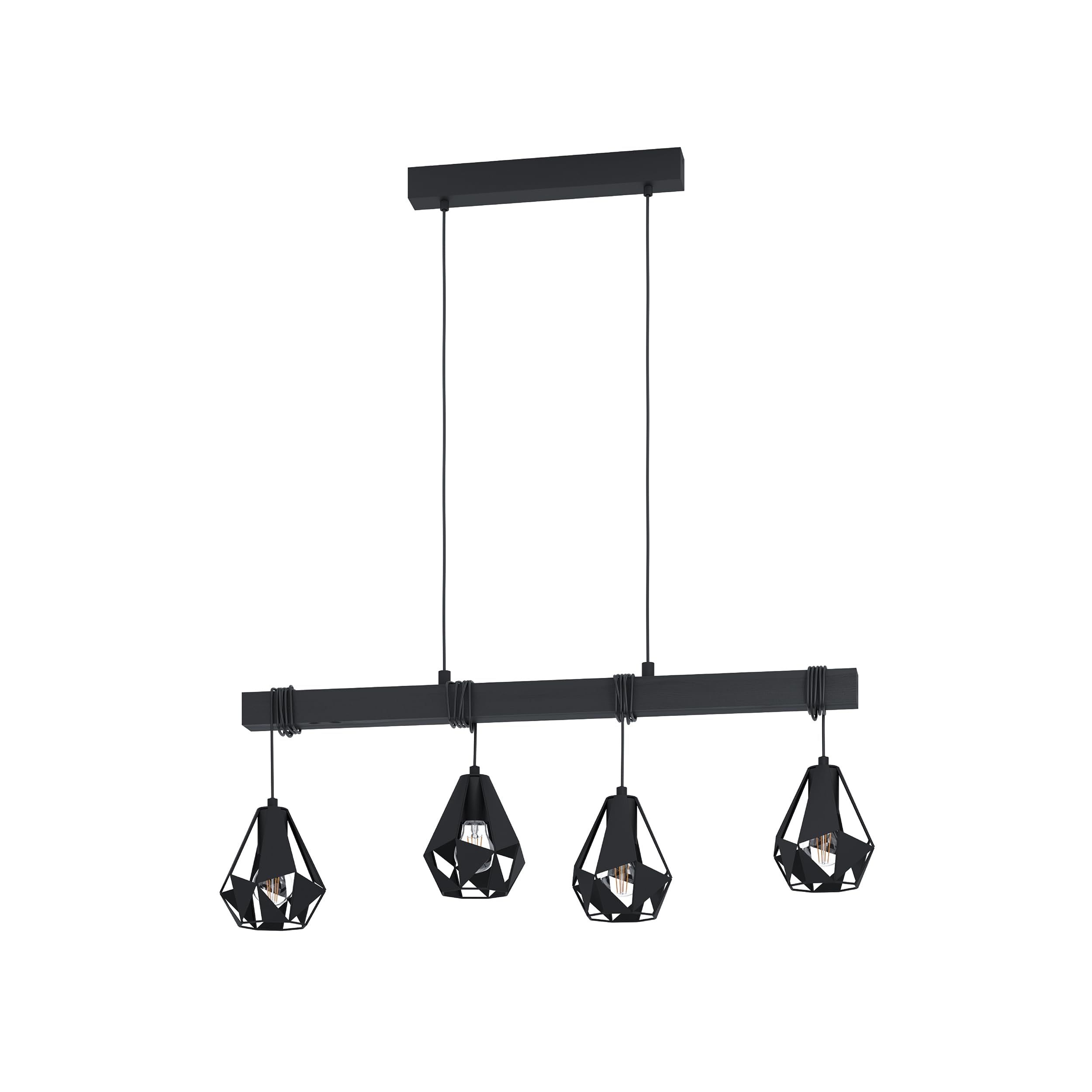 eglo-townshend-5-pendelleuchte-3-flammig-holzbalken-fsc-schwarz-e27-55-cm image 6