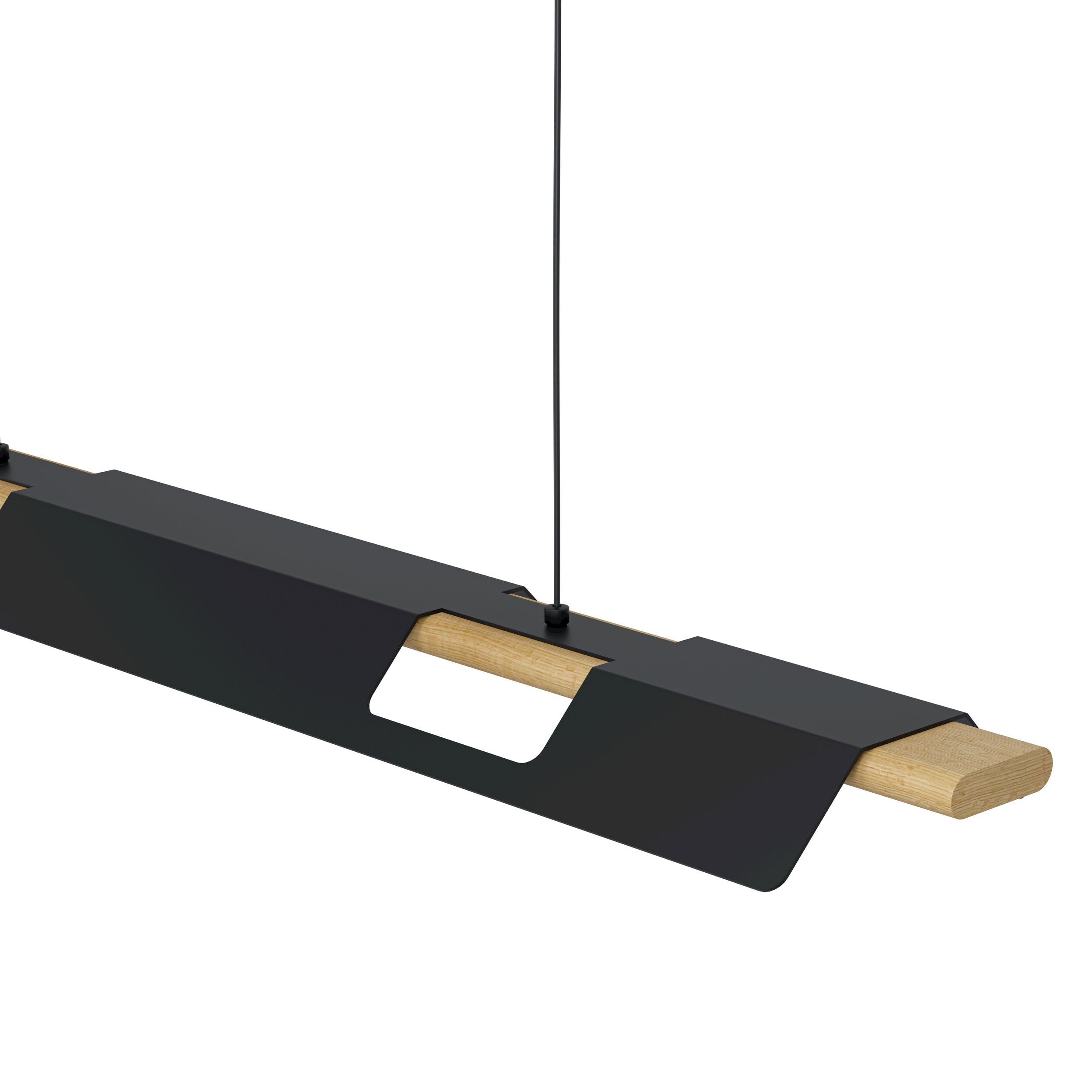 eglo-ermua-led-pendelleuchte-100-cm-schwarz-braun-wei-dimmbar image 4