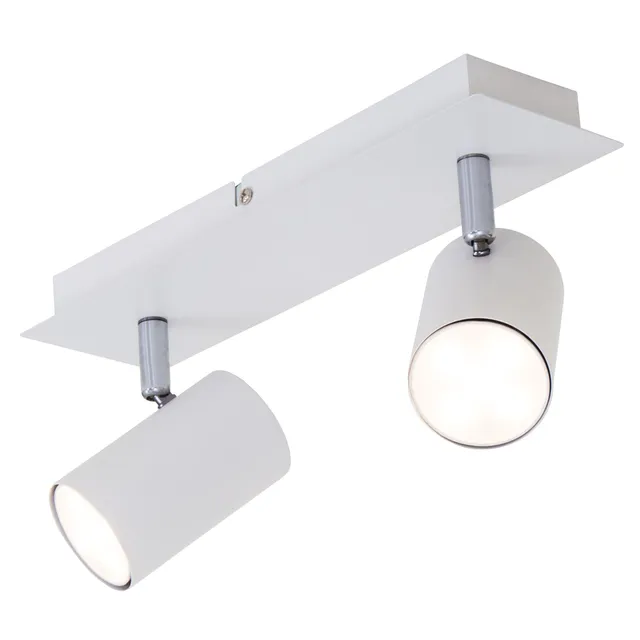 briloner-deckenlampe-2-flammig-schwenkbar-gu10-max-40-watt-29x8x12-3-cm-wei image 1