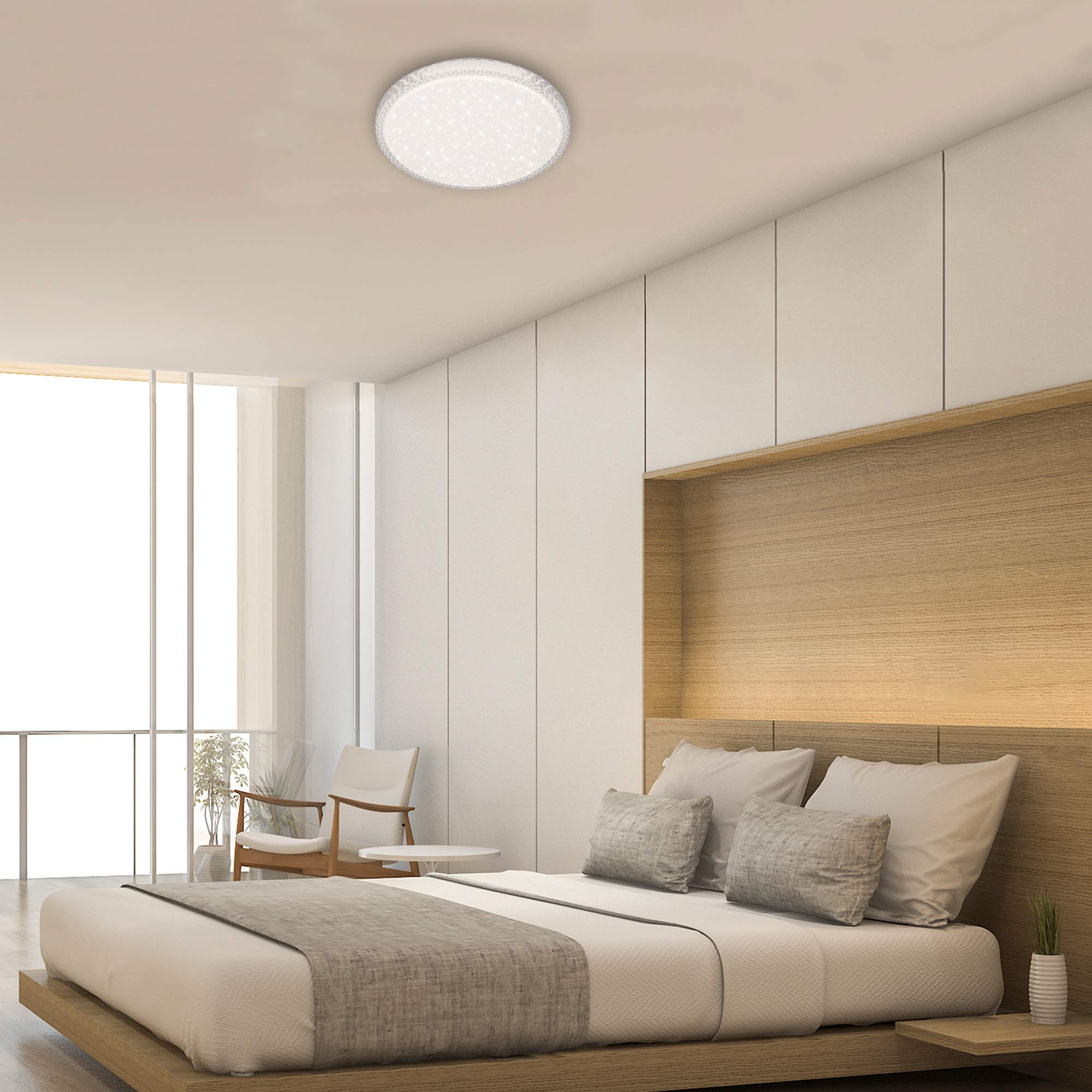 briloner-led-deckenleuchte-sternenhimmel-39-3-cm-24-w-2400-lm-dimmbar-fernbedien image 4
