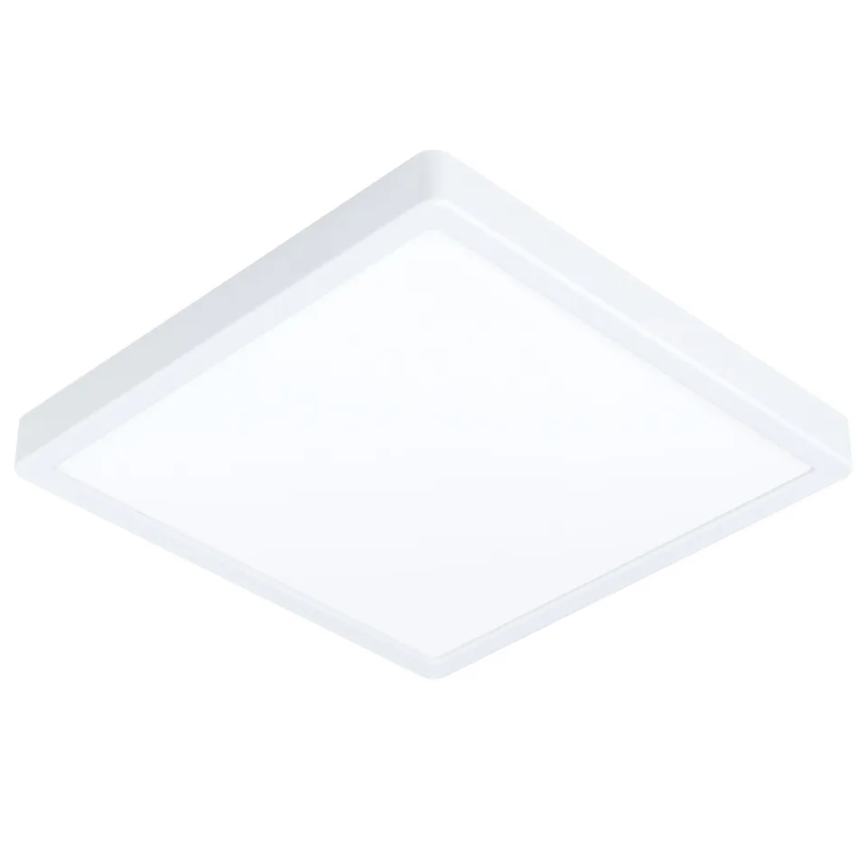 eglo-led-deckenleuchte-fueva-5-quadratisch-28-5-cm-wei-20w-2300lm-warmwei image 1