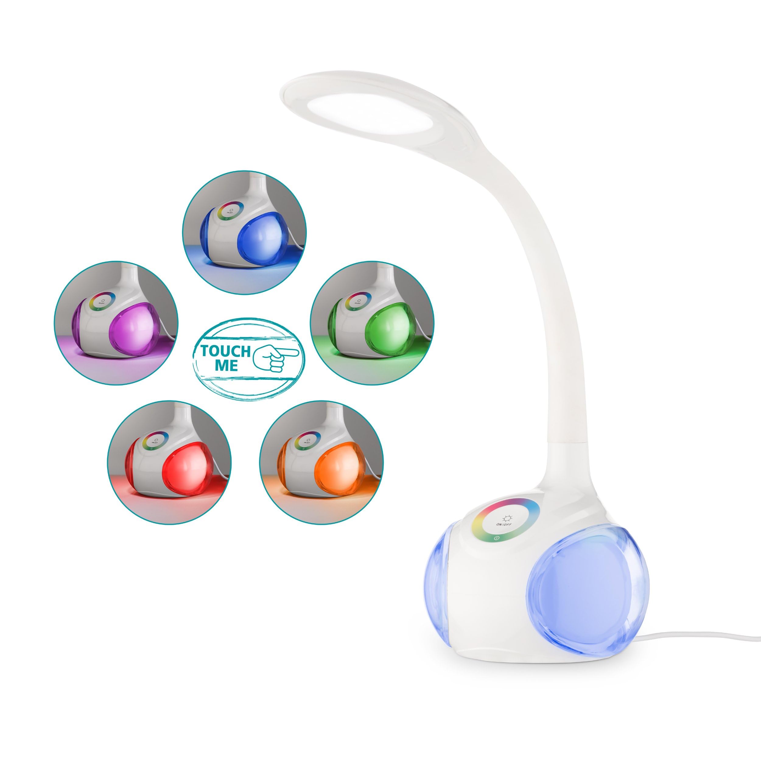 eglo-arcones-led-tischlampe-touch-dimmbar-rgb-fu-wei image 5
