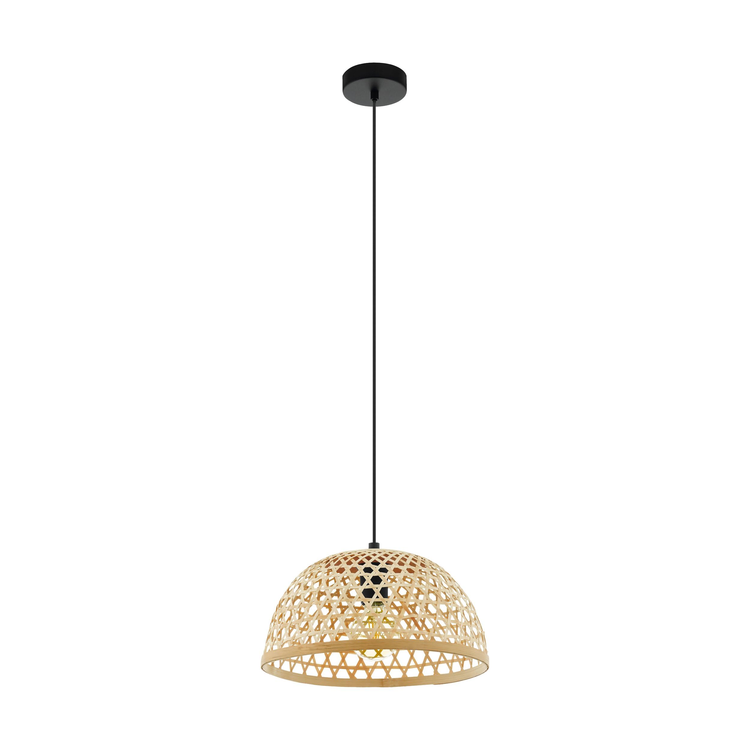 eglo-claverdon-deckenleuchte-boho-natur-e27-37-cm image 6