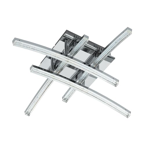 eglo-pertini-led-deckenleuchte-4-flammig-45-cm-chrom-transparent image 4