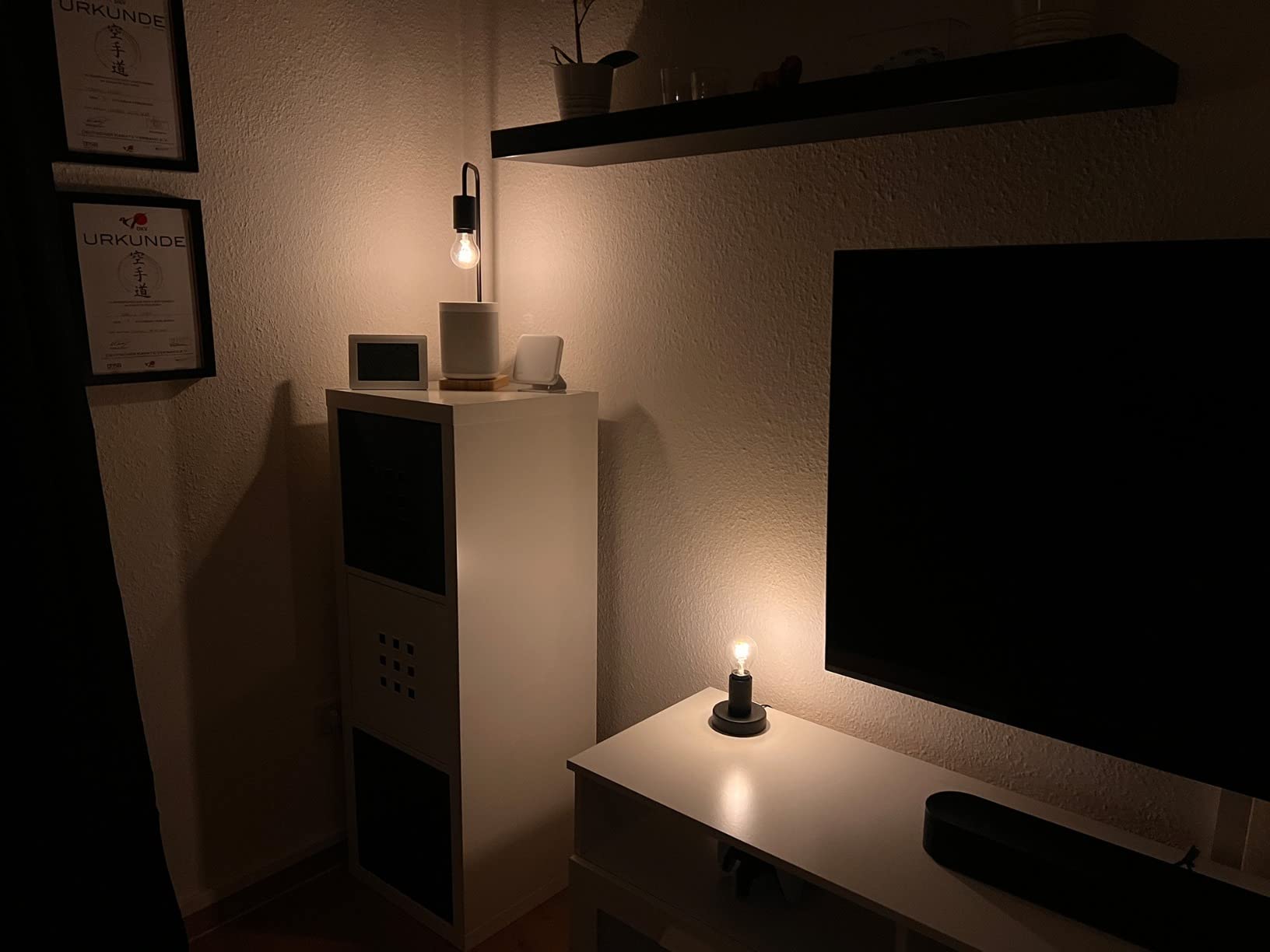 Süße Retro-Lampe