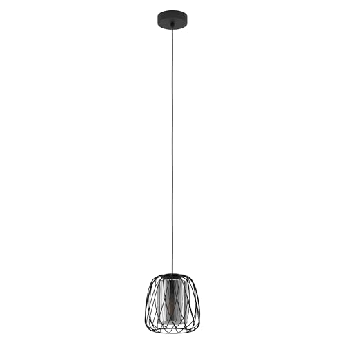 eglo-floresta-pendelleuchte-e27-schwarz-mit-rauchglas-19-5-cm-h-he-110-cm image 7