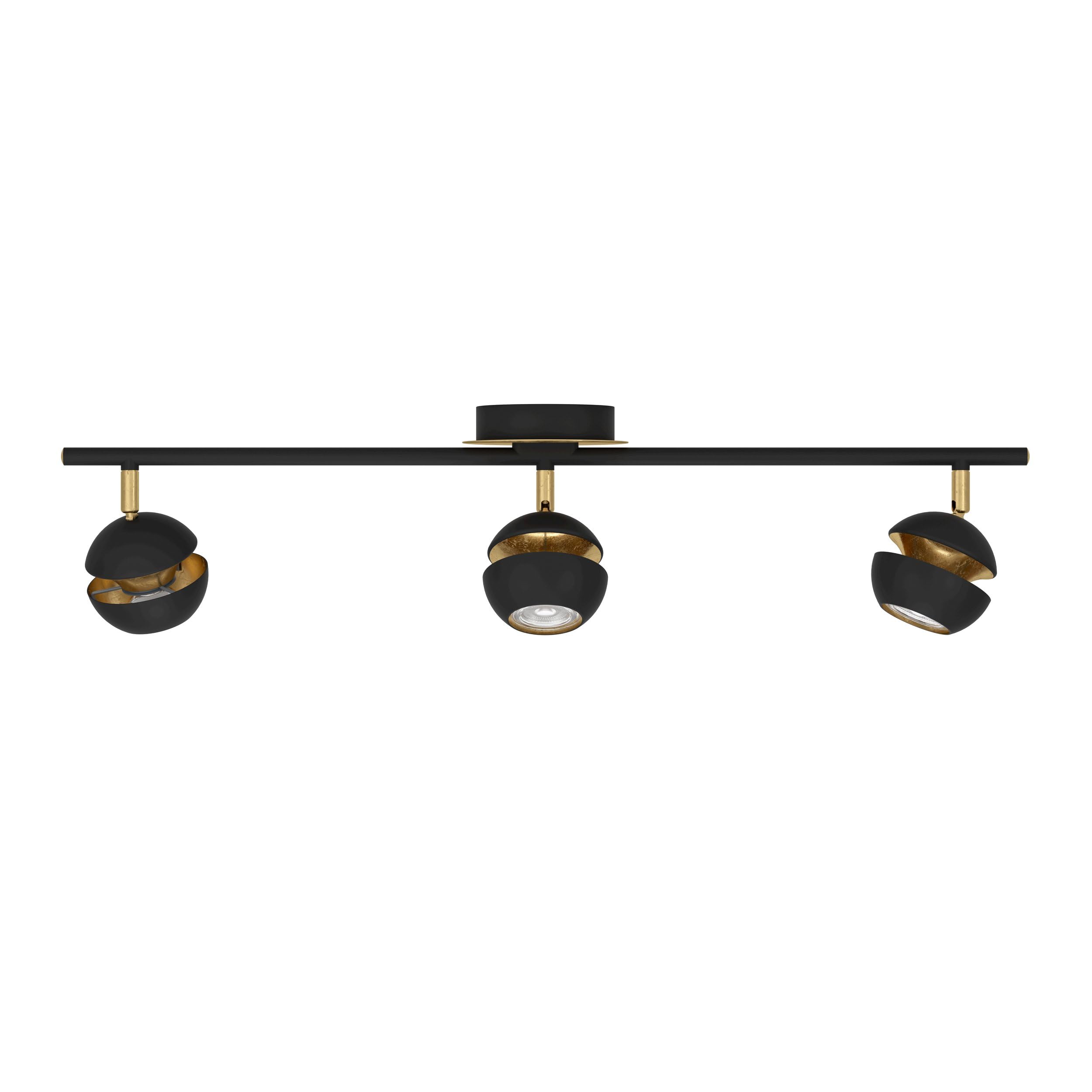 eglo-nocito-led-deckenstrahler-3-flammig-schwarz-gold-gu10-warmwei image 2