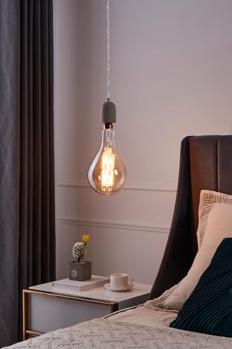 eglo-big-size-e27-led-lampe-dimmbar-amber-vintage-ps160-tropfen-32-cm-8w-60w-806 image 8