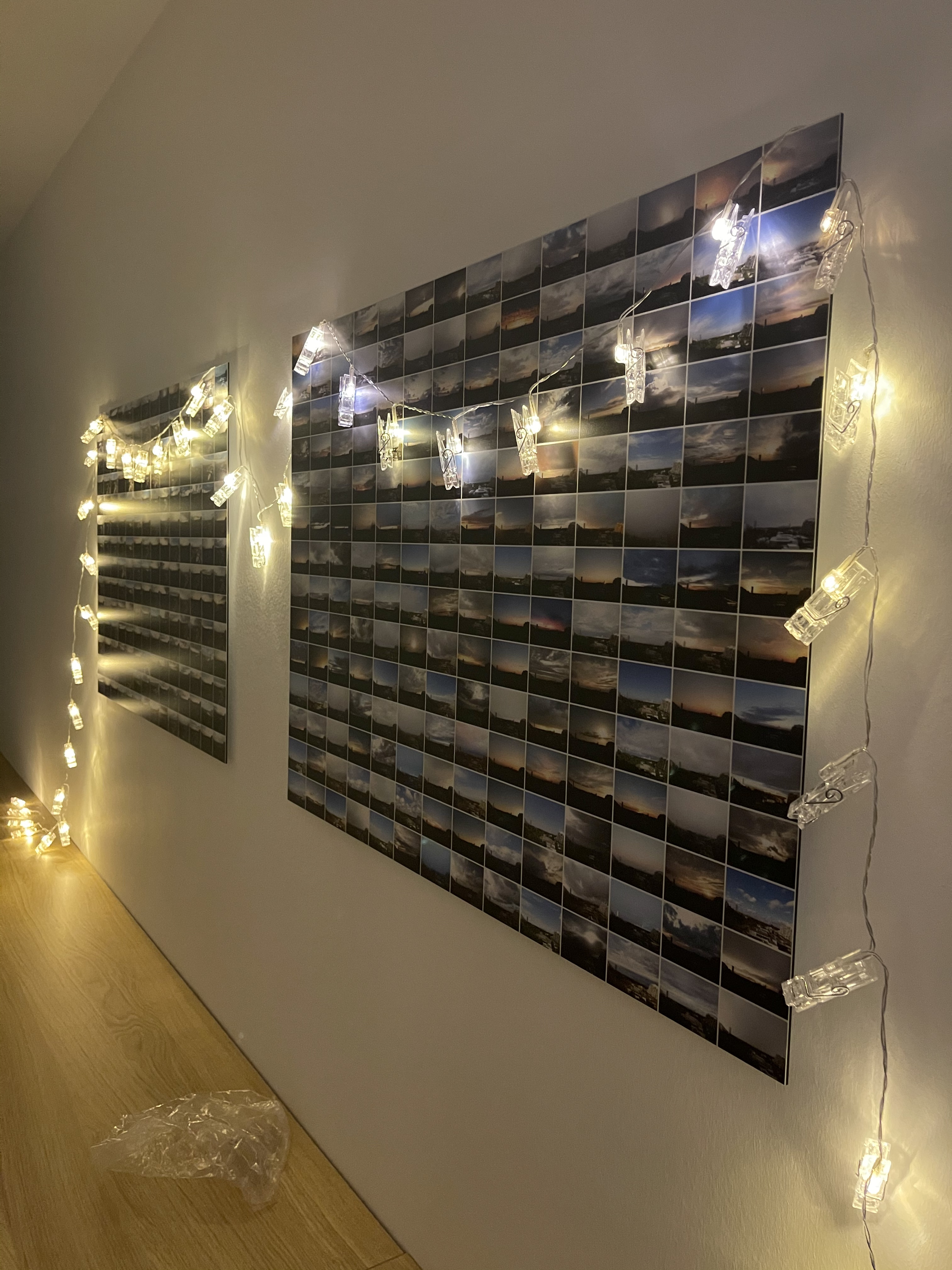 Schöne Erinnerungs-Wand