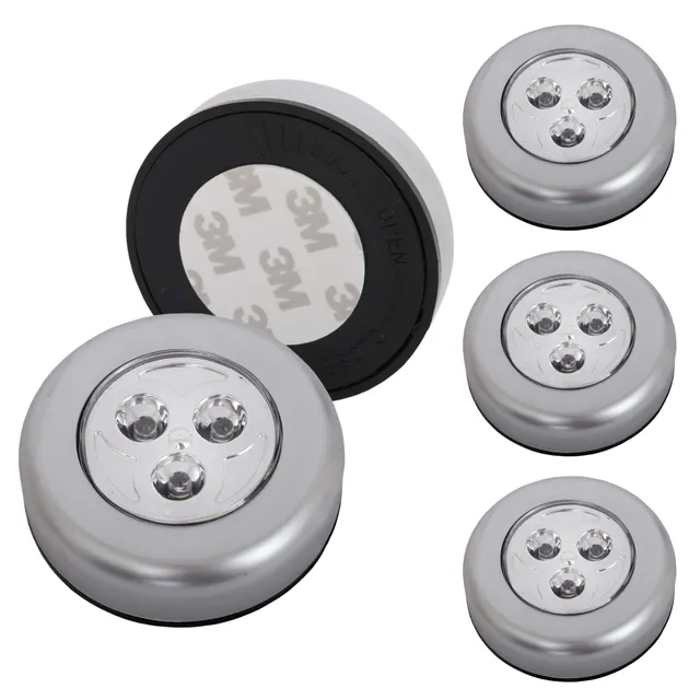 briloner-push-lights-led-schrankbeleuchtung-5er-set-touch-titanfarbig-batteriebe image 1