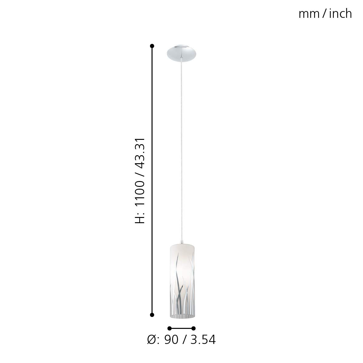 eglo-rivato-pendelleuchte-1-flammig-h-ngelampe-chrom-wei-e27 image 3