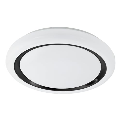 eglo-capasso-runde-led-deckenleuchte-48-cm-wei-schwarz-warmwei image 6