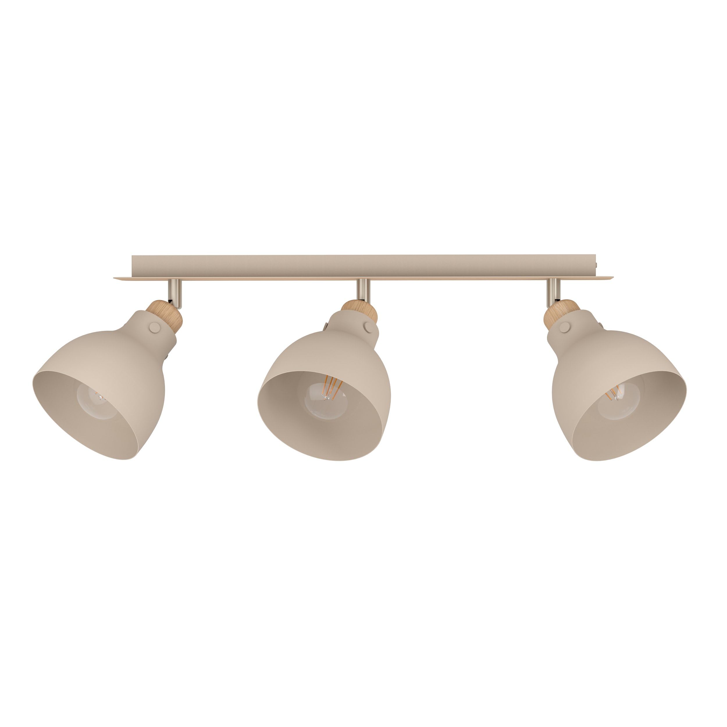 eglo-arrecife-3-flammiger-deckenstrahler-deckenlampe-e27-schwenkbar-metall-sandf image 2