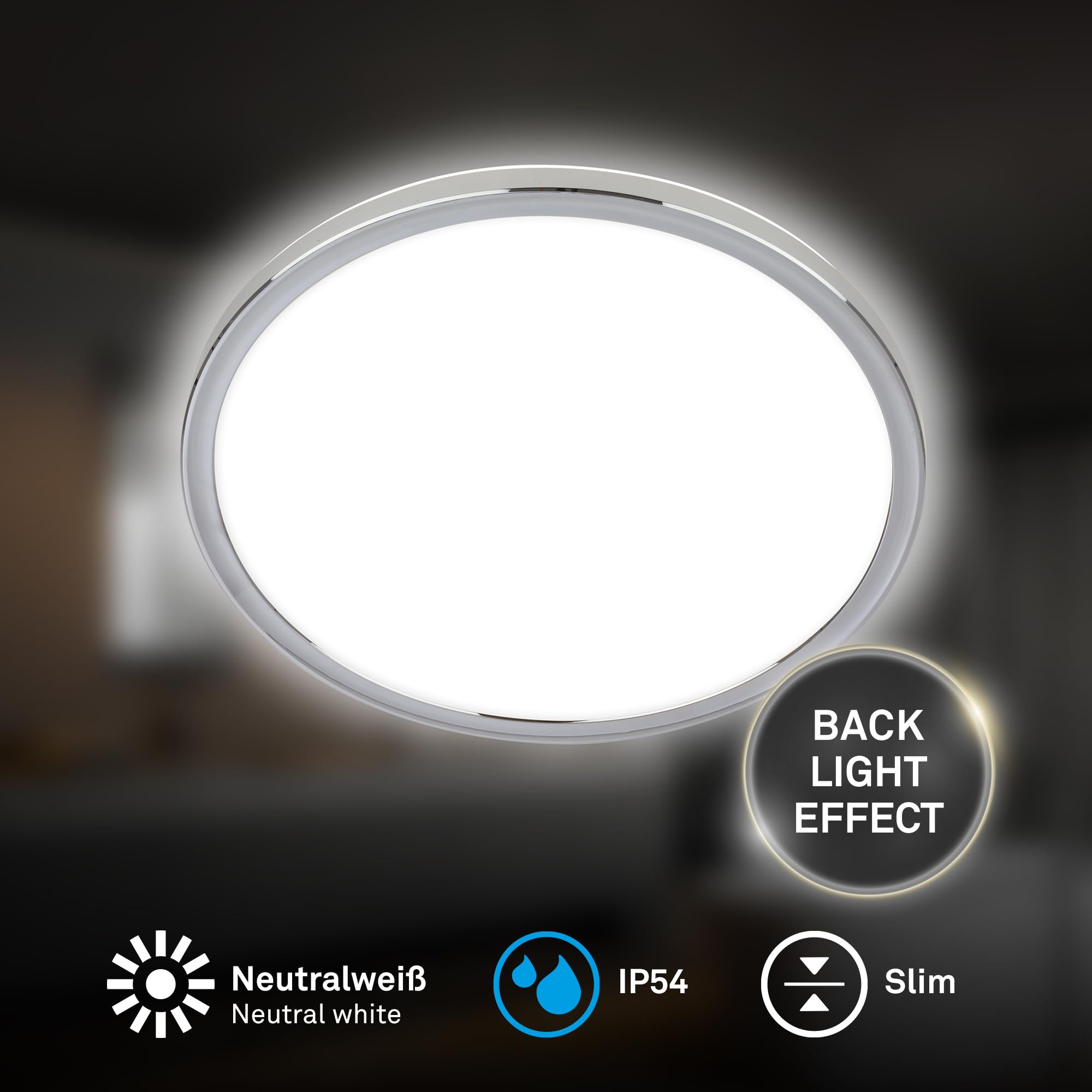 briloner-led-deckenlampe-bad-ip54-indirekt-chrom-flach-29-3x2-8cm image 2