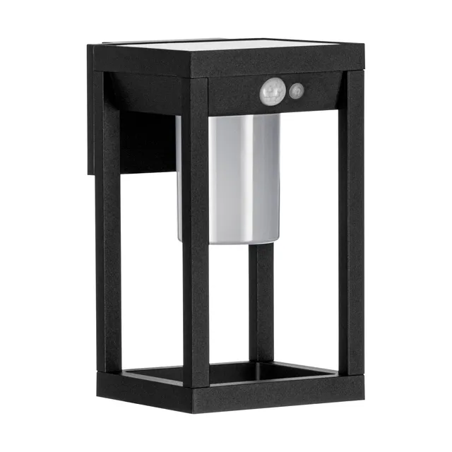 eglo-martano-led-solar-wandleuchte-mit-bewegungsmelder-110-8m-ip44-schwarz-4000k image 1