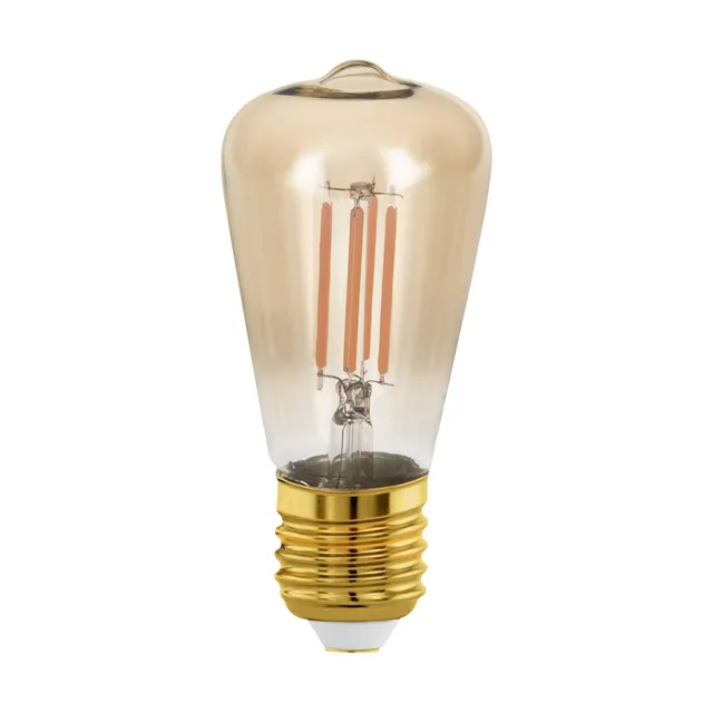 eglo-e27-golden-vintage-led-gl-hbirne-st48-dimmbar-4w image 1