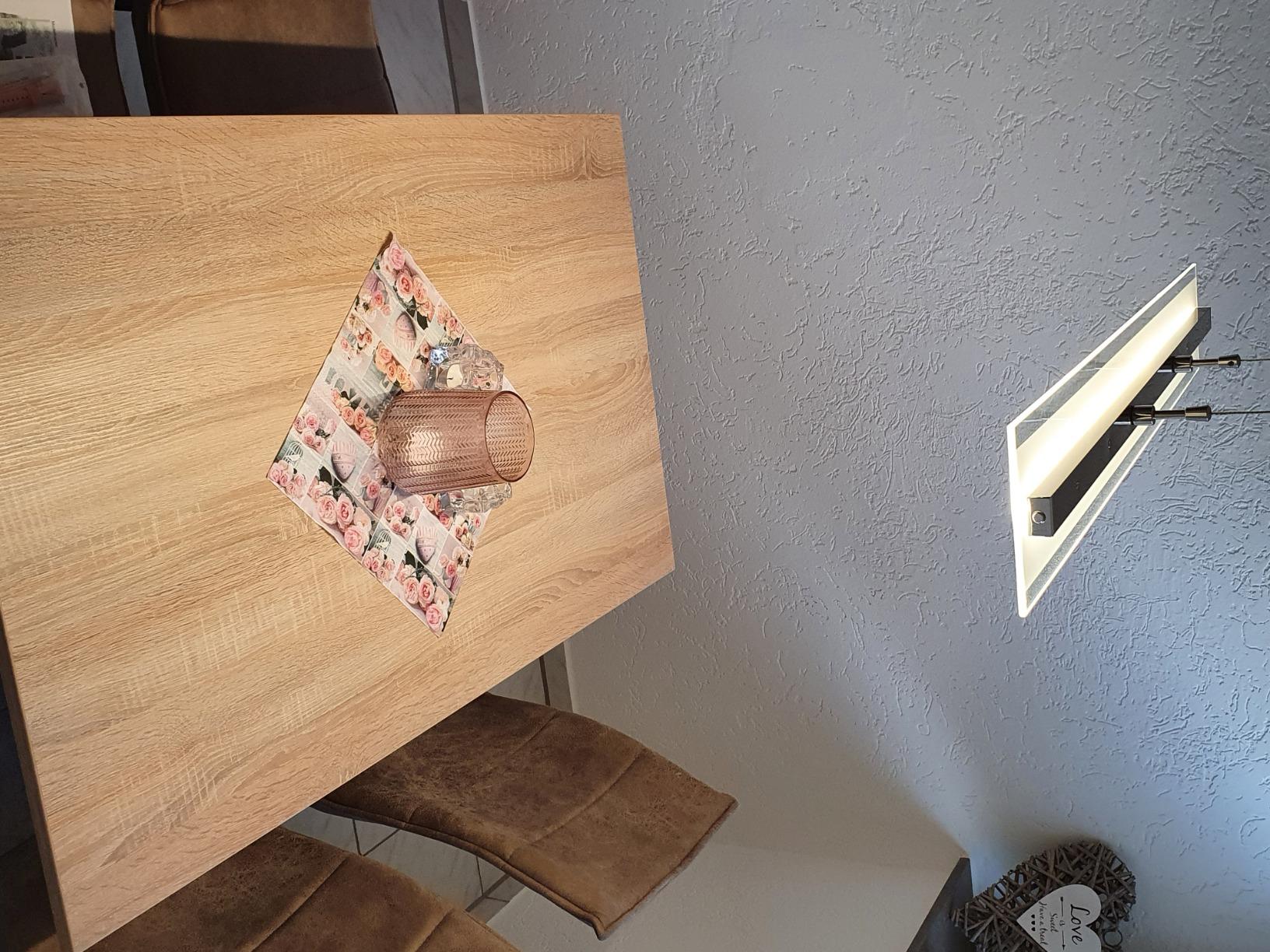 Hängt perfekt überm Tisch