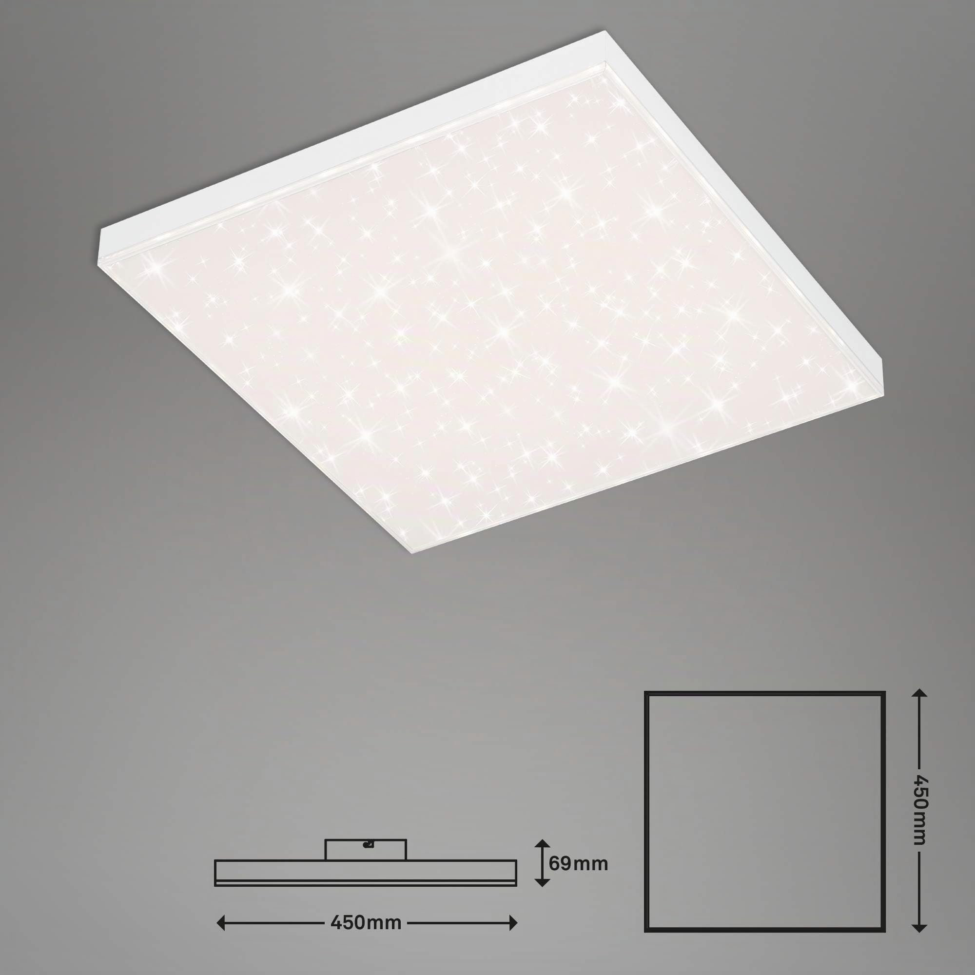briloner-led-panel-45x45cm-dimmbar-deckenleuchte-mit-sternenhimmel-fernbedienung image 5