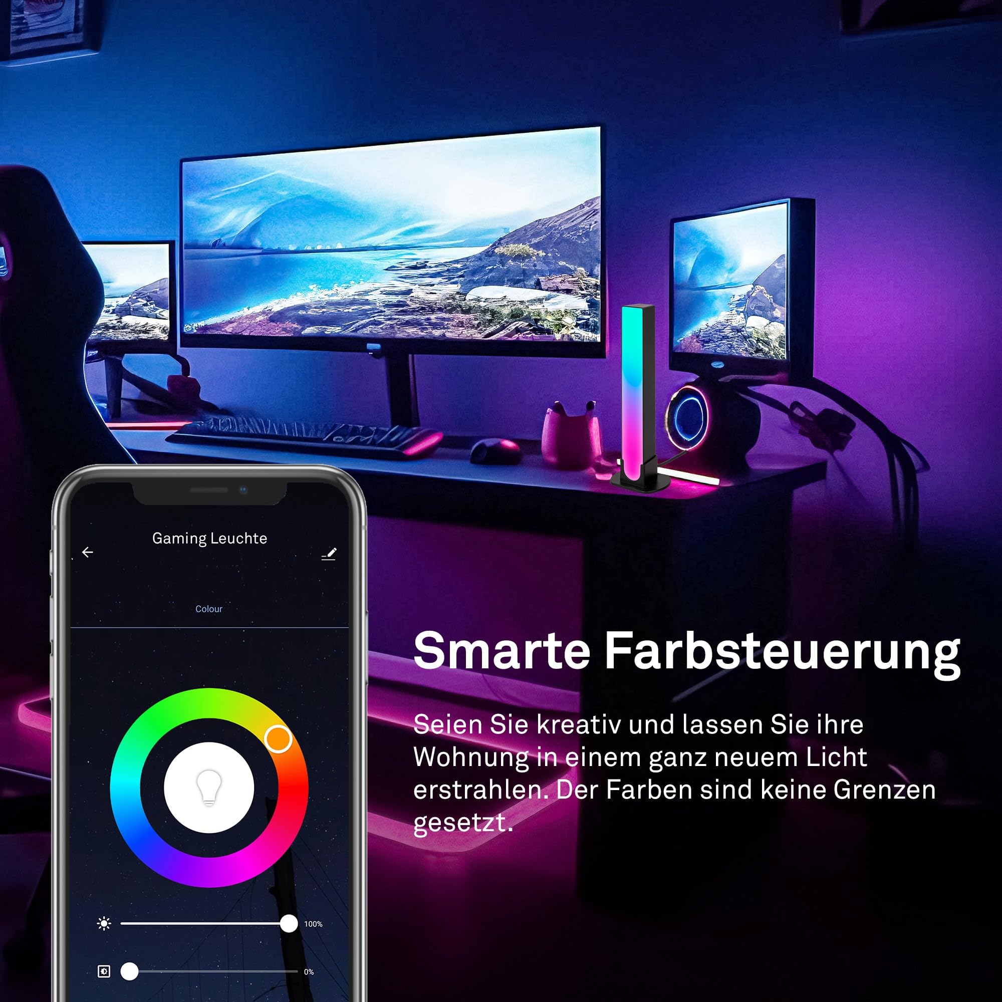 briloner-2er-set-led-lightbar-rgbic-smarte-tischlampe-wandlampe-24cm-mit-app-spr image 7