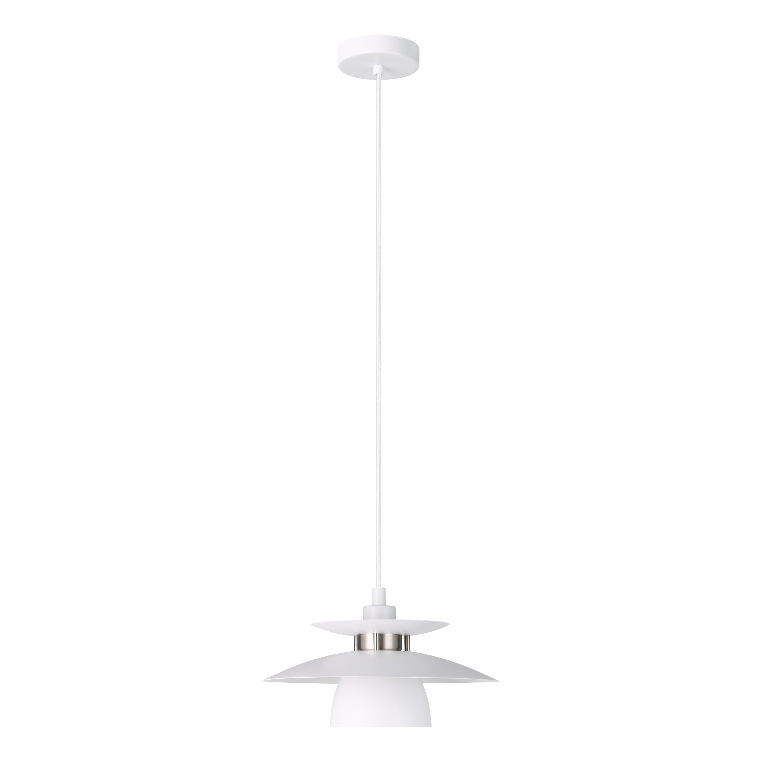 eglo-brenda-pendellampe-e27-wei-nickel-matt-32-cm image 2