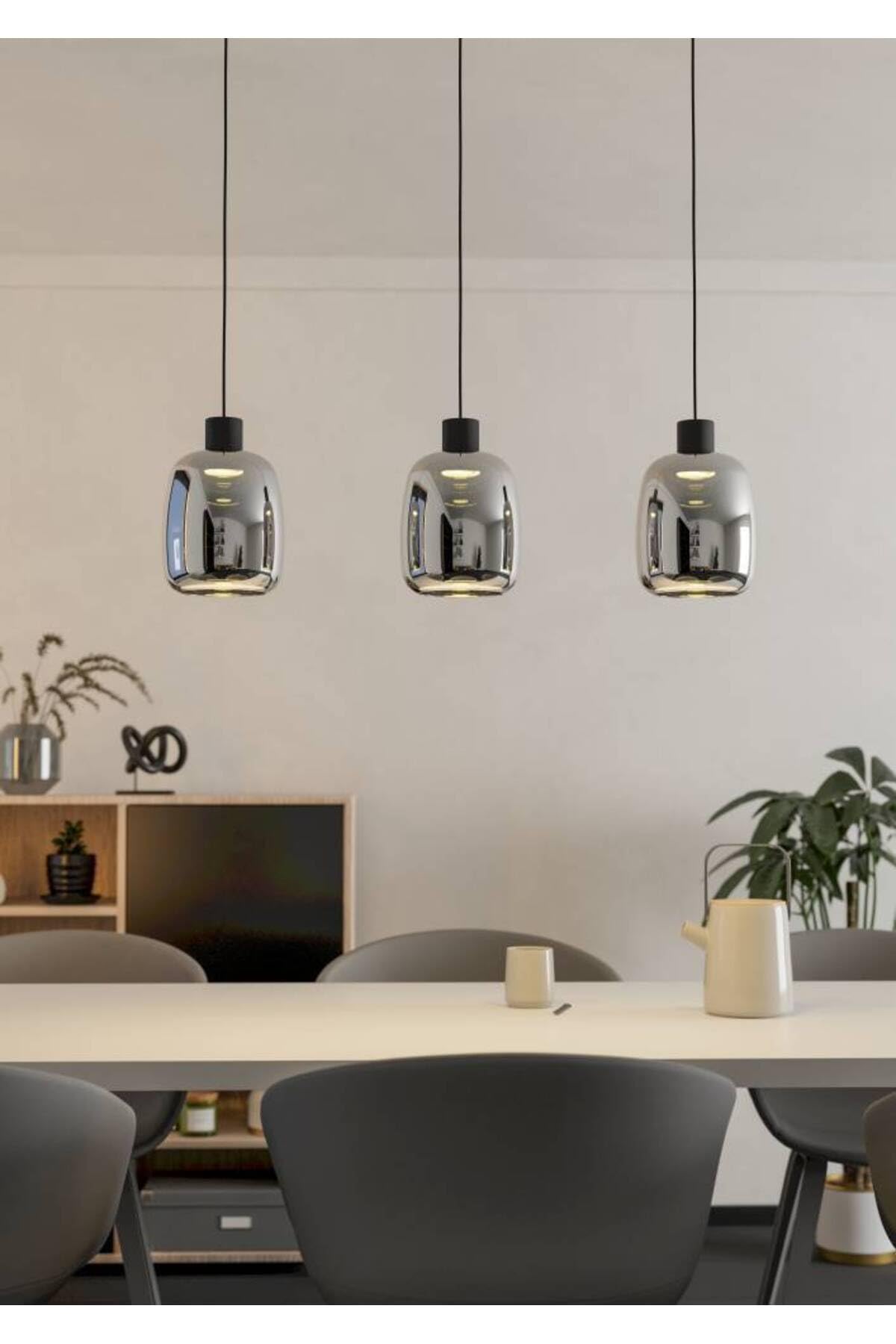 eglo-connect-z-molochio-z-smart-led-pendelleuchte-3-flammig-schwarz-rauchglas image 2