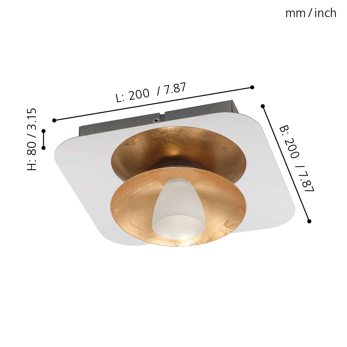 eglo-torano-led-deckenleuchte-dimmbar-20-cm-chrom-gold-wei image 4