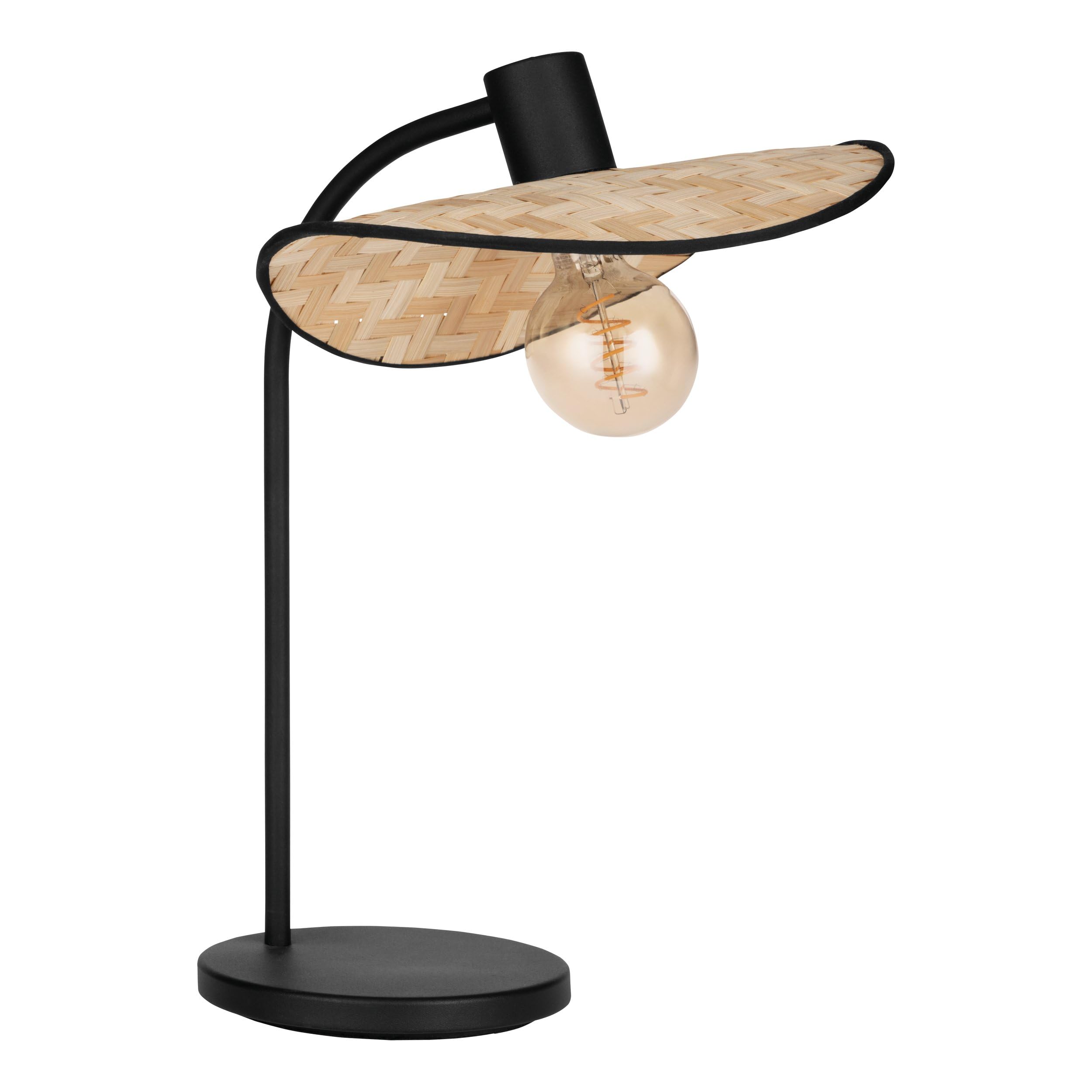 eglo-marywell-deckenleuchte-korb-japan-stil-50-x-34-5-cm-schwarz-mit-bambus-natu image 3