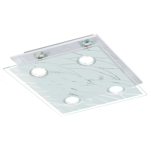 eglo-farella-deckenleuchte-29x29-cm-chrom-gu10 image 2