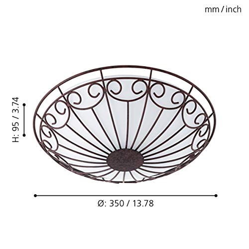 eglo-colti-deckenleuchte-2-flammig-e27-vintage-antik-braun-wei-35cm image 7