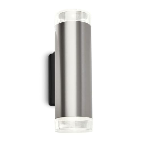 briloner-led-wandleuchte-aussen-up-and-downlight-gu10-silber-ip44-4000k image 6