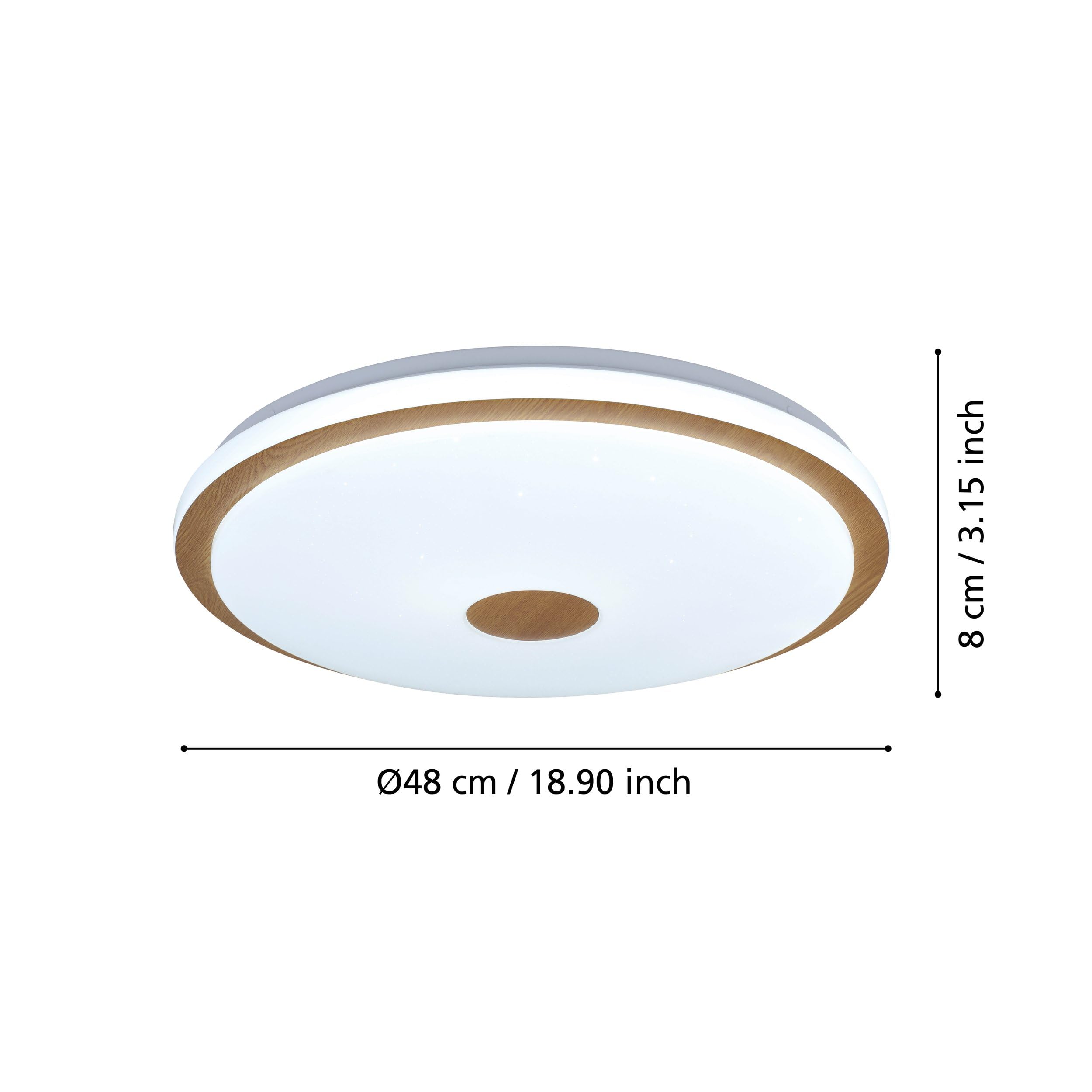 eglo-lanciano-1-led-deckenleuchte-48-cm-mit-fernbedienung-und-holz-detail image 3
